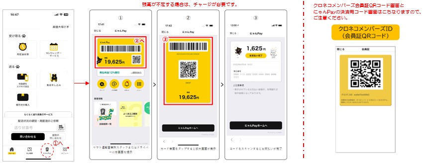 初めて「にゃんPay」をご利用される方はこちらをご確認ください